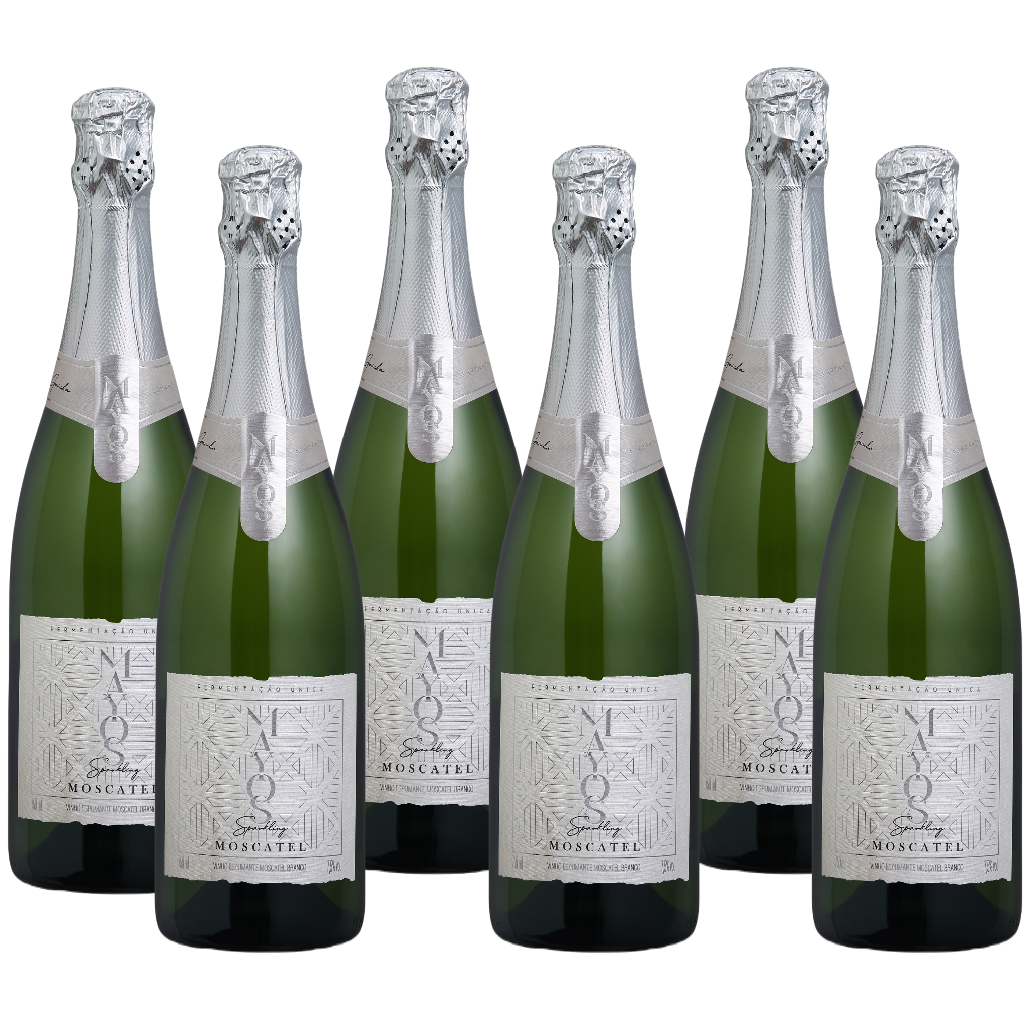 Kit 6 Espumantes Mayos Moscatel Branco - SP VINO