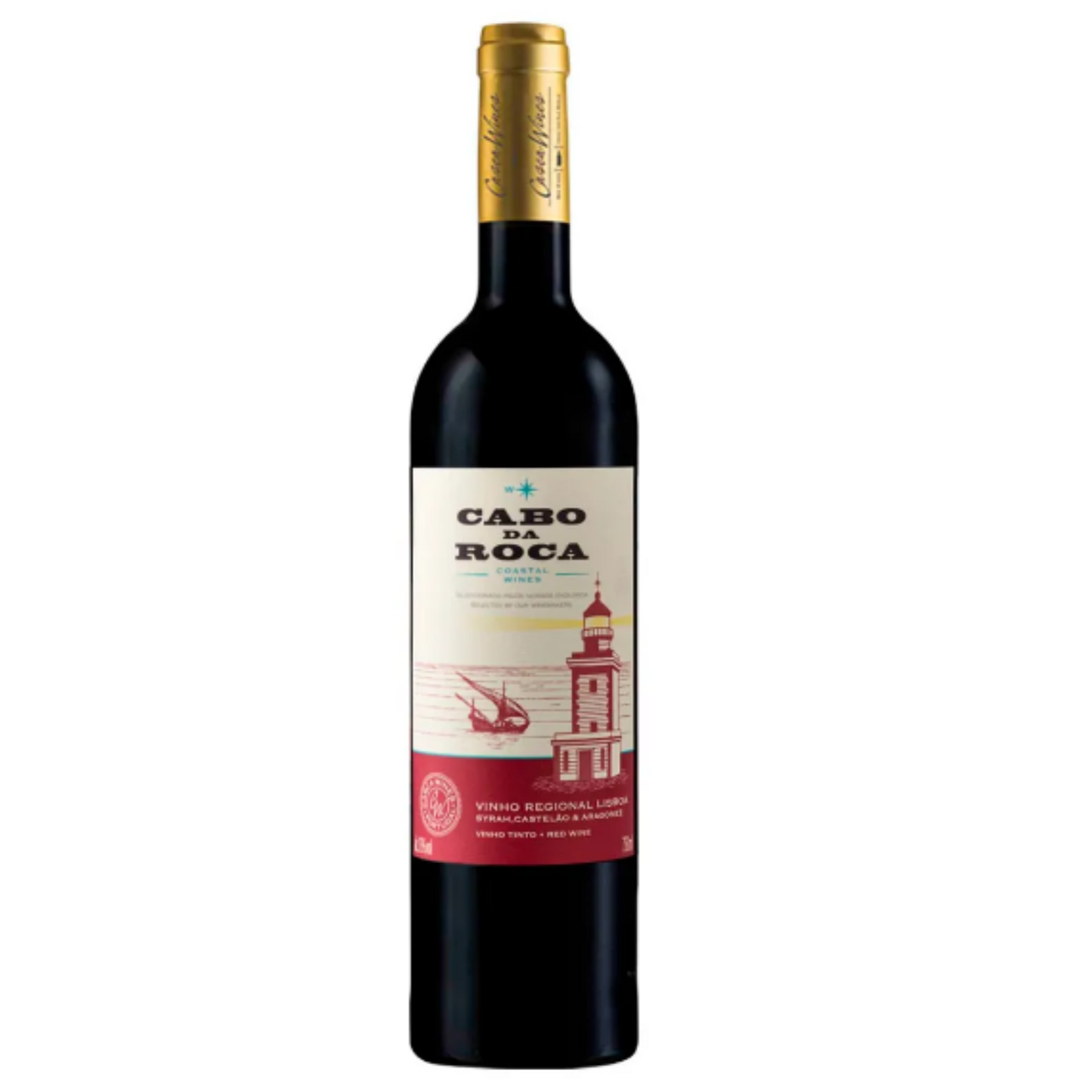 VINHO TINTO CABO DA ROCA REGIONAL LISBOA 750ML