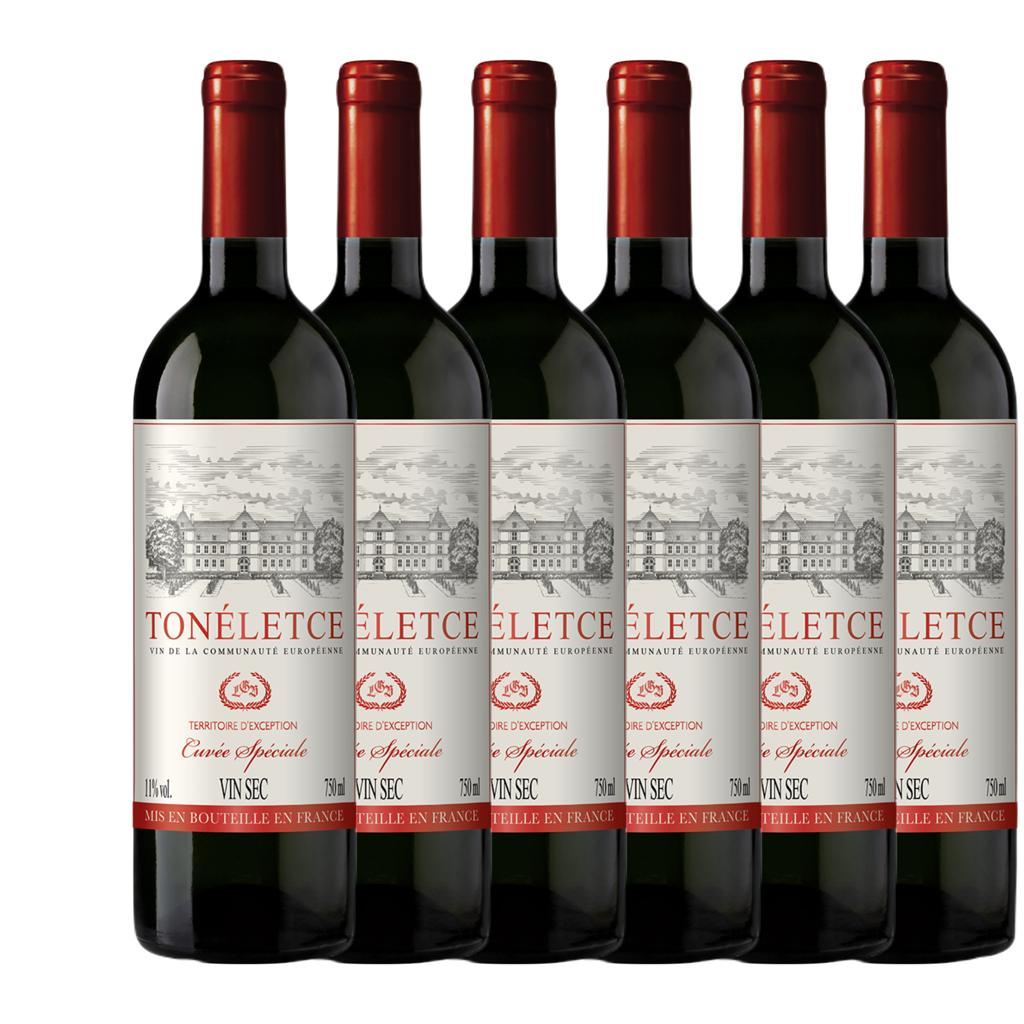 6 Vinhos Tinto Seco Tonéletce