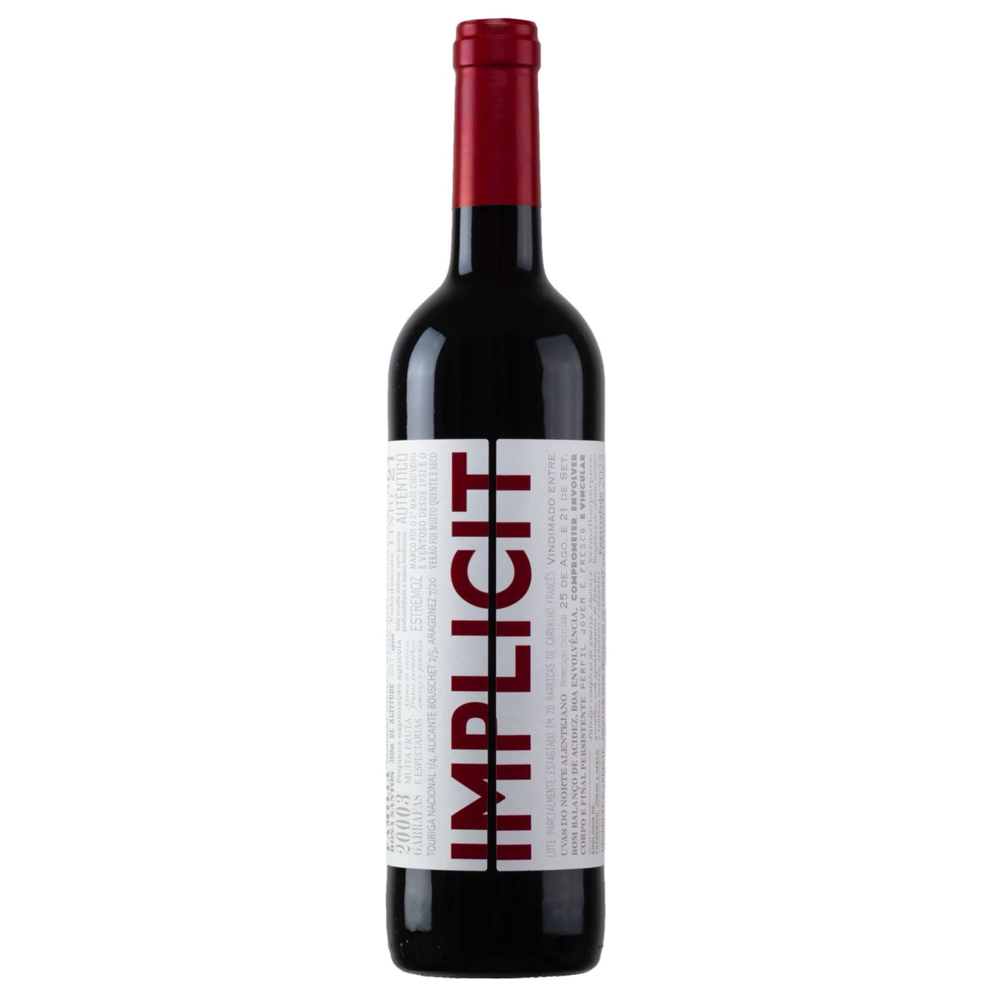 Kit 3 Vinhos Tintos Argentino Luigi Bosca Cabernet Sauvignon - Vinho Tinto Português Implicit Rosa Santos - Vinho Português Conde Vimioso Colheita Selecionada Falua