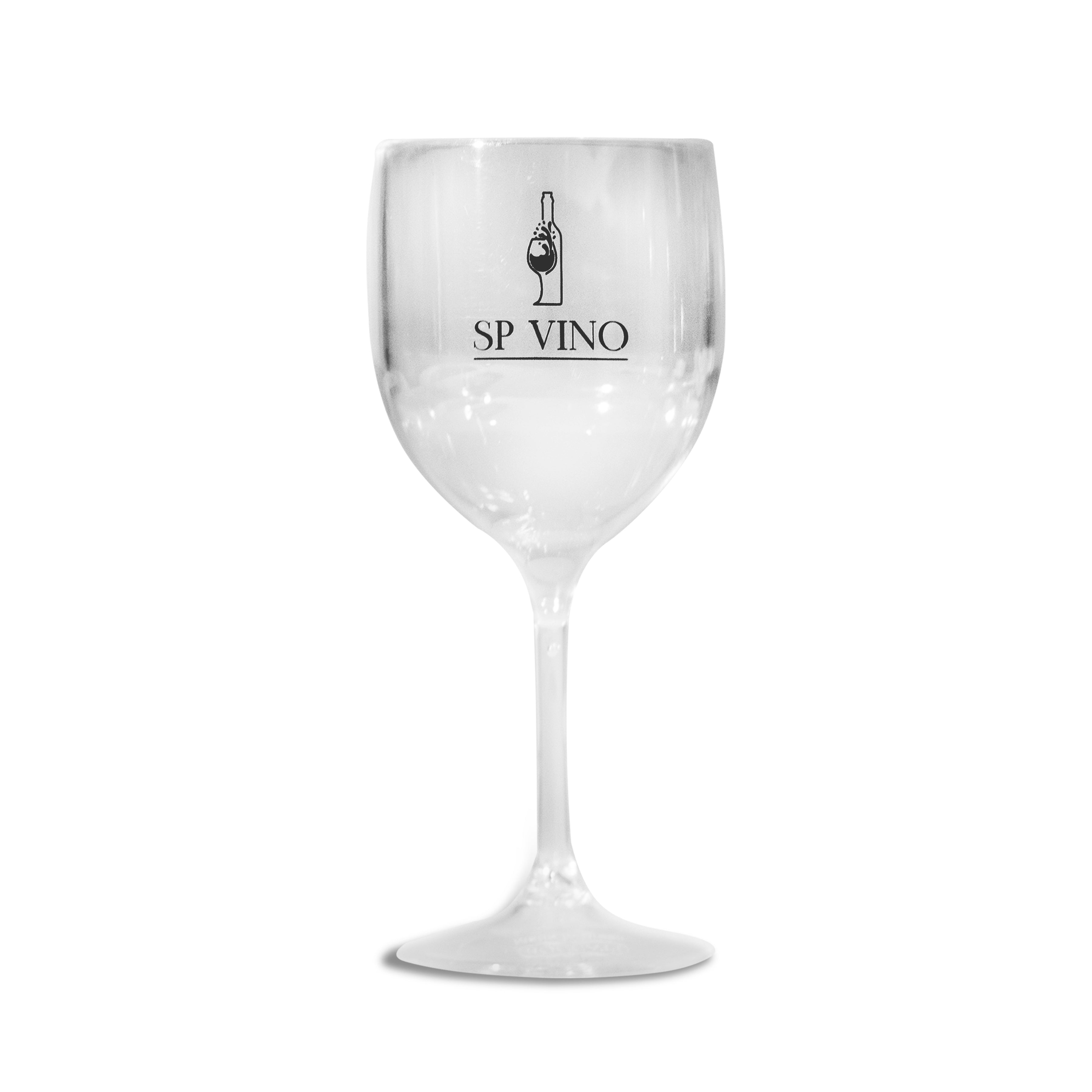 TAÇA ACRÍLICO TINTO/BRANCO 280ML - SP VINO